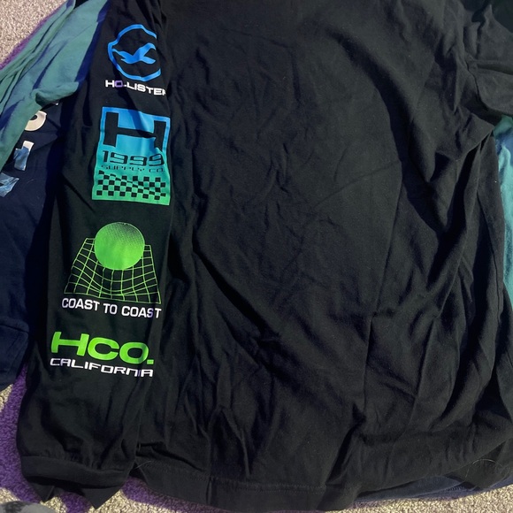 mens bundle shirt bundle! great value! hollister, american eagle, champion - Picture 12 of 15